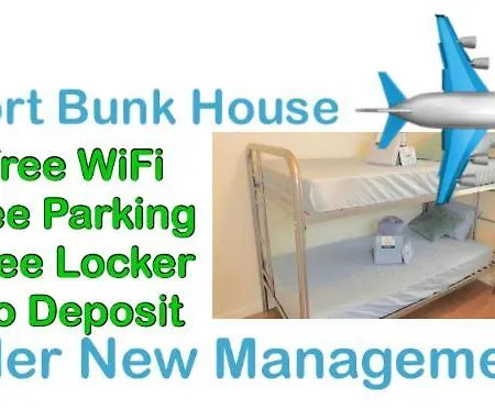 Airport Bunk House Free - Wifi - Parking - Coffee- Long Term Welcome